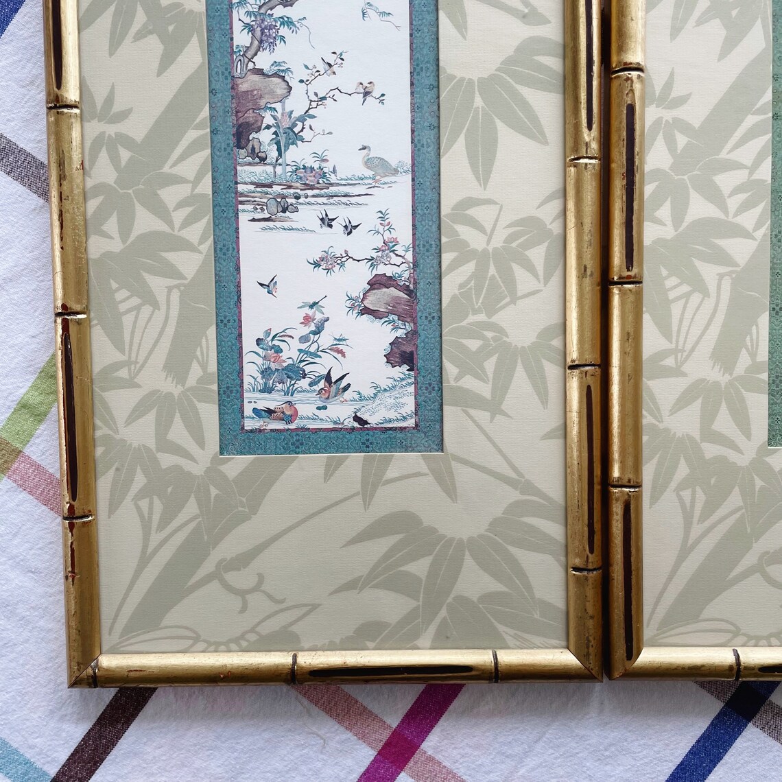 Vintage Chinoiserie Panels Framed Chinoiserie Panels Grand Etsy