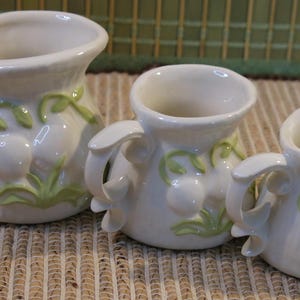 Arnel&#39;s Vintage Mushroom Messbecher // 60er 70er Jahre / Beinhaltet 1/2, 1/3 und 1/4 Becher