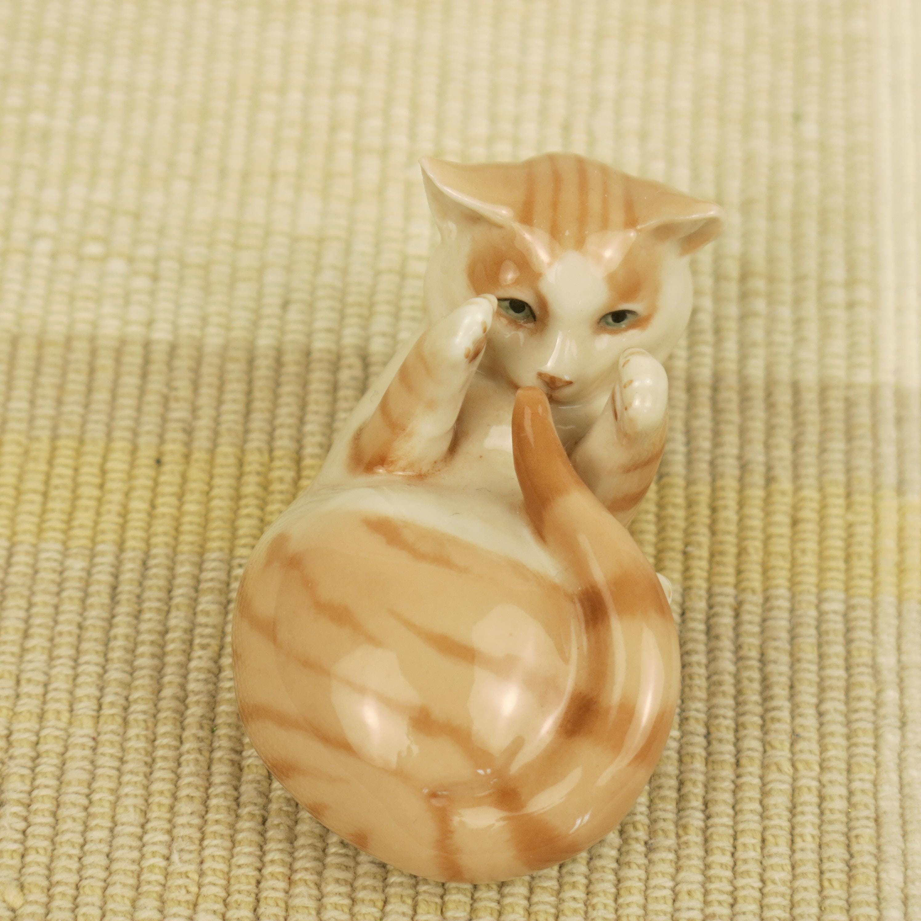 ロイヤルコペンハーゲンの猫 - Etsy 日本