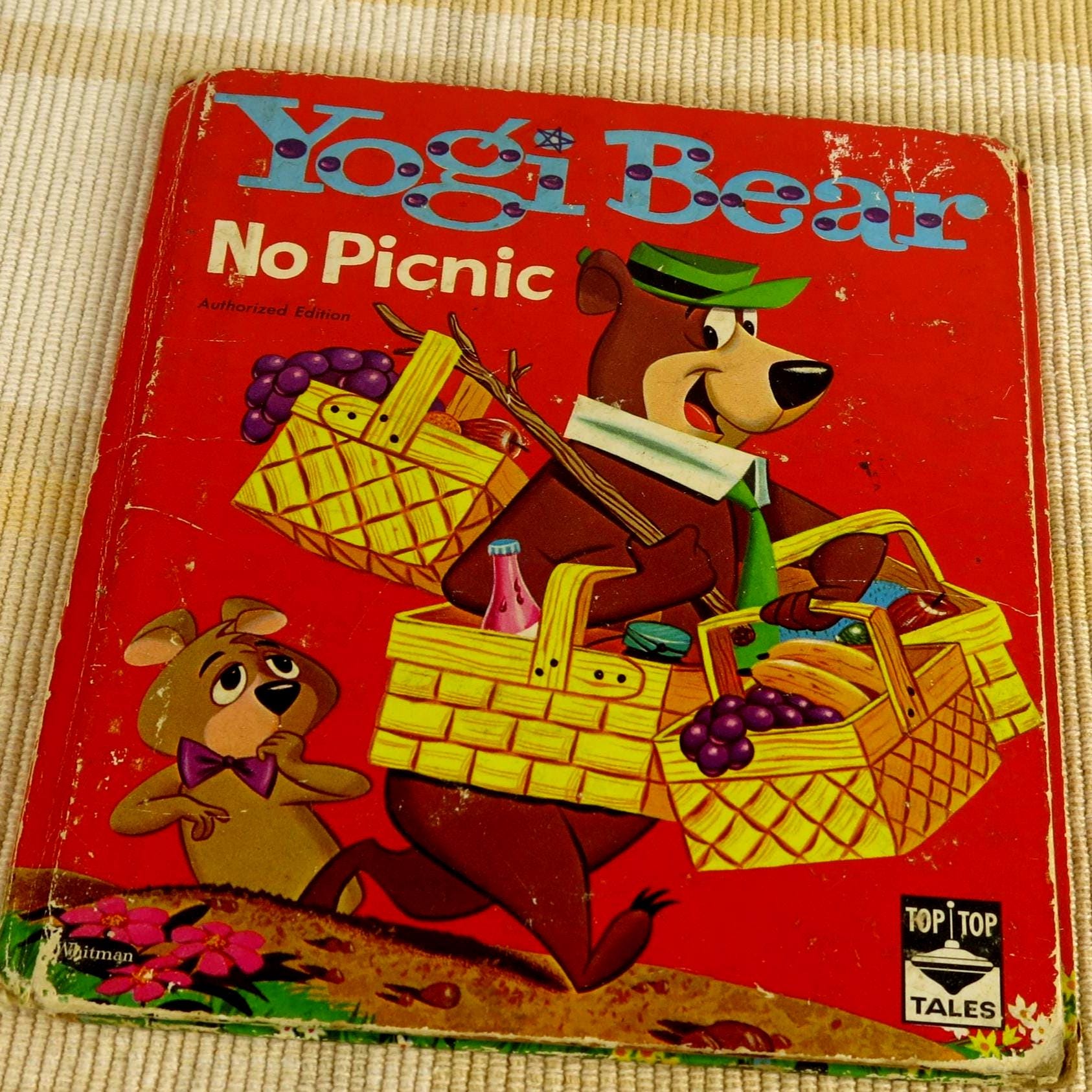 Vintage Yogi Bear No Picnic Children's Book Eileen Daly / Frank