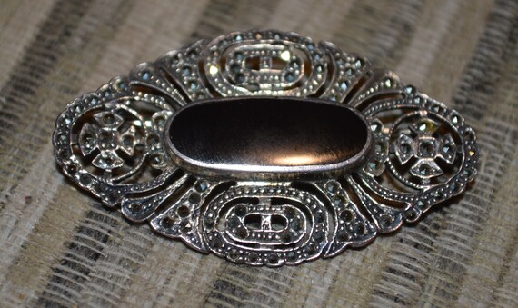 Beautiful and Intricate Antique Sterling Silver B… - image 1