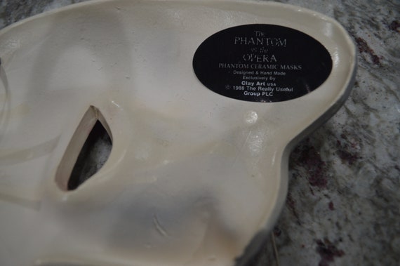 Phantom of the Opera Clay Mask by Clay Art, 1990 - image 6