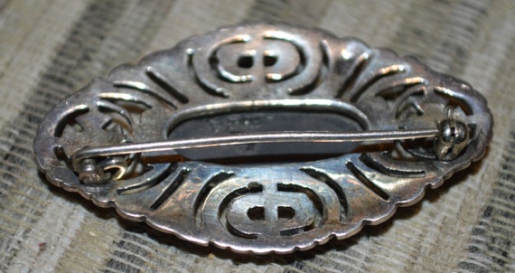 Beautiful and Intricate Antique Sterling Silver B… - image 2