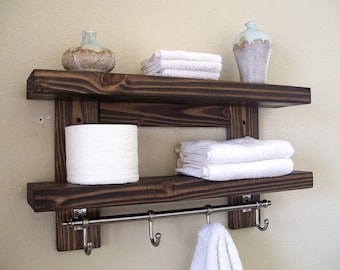 floating shelf for bathroom