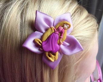 Disney's Rapunzel Hair Bow/Hair Clip, Girls, Kanzashi