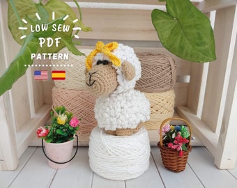 CROCHET PATTERN Terry The Little, Amigurumi PDF Tutorial, cute sheep, small toy pattern - Chipifriends
