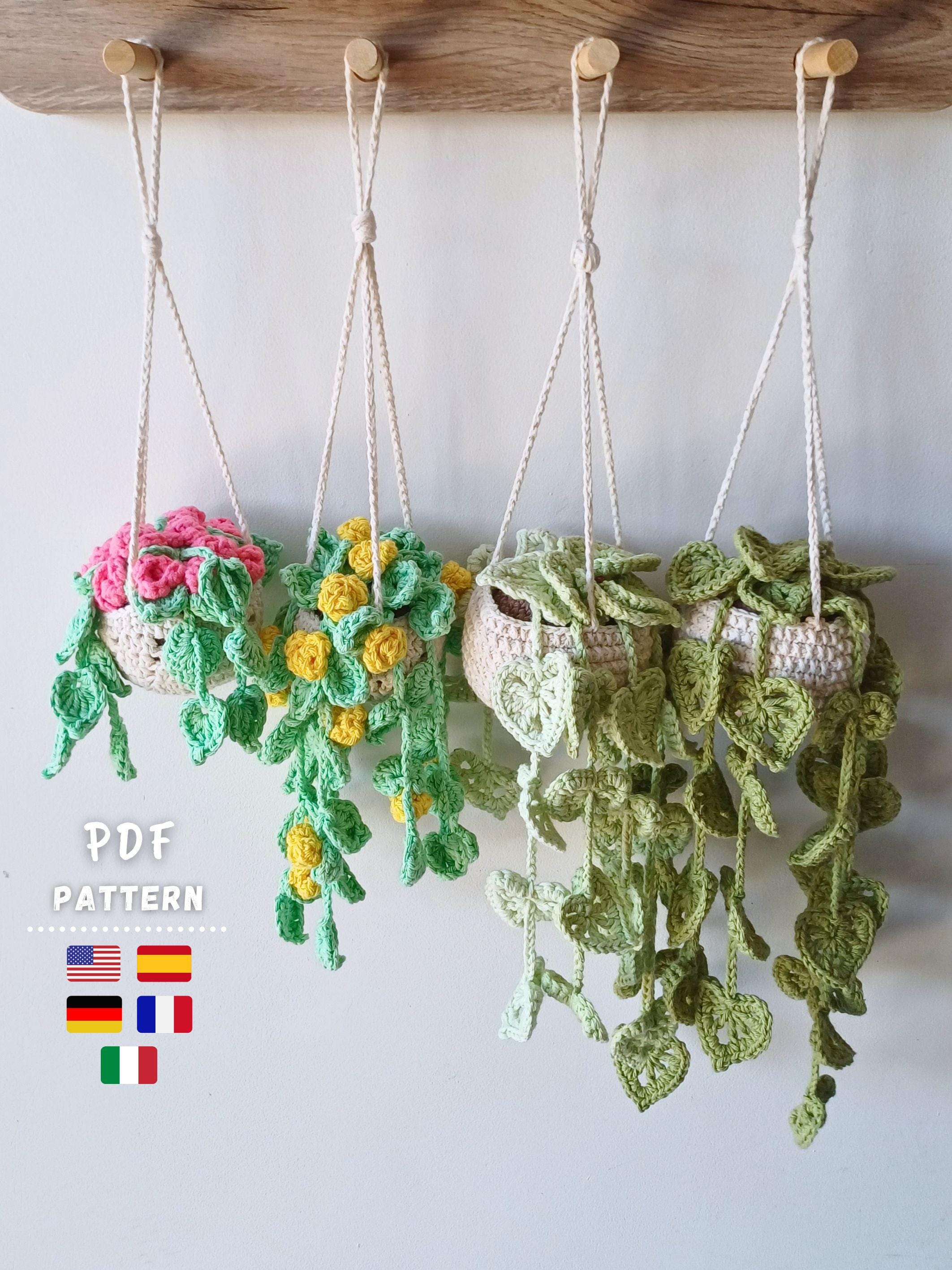 32 Monstera Crochet Patterns for Tropical Leaves, Wall Hangings, and Potted Plants 27 Crochet Plant Pattern