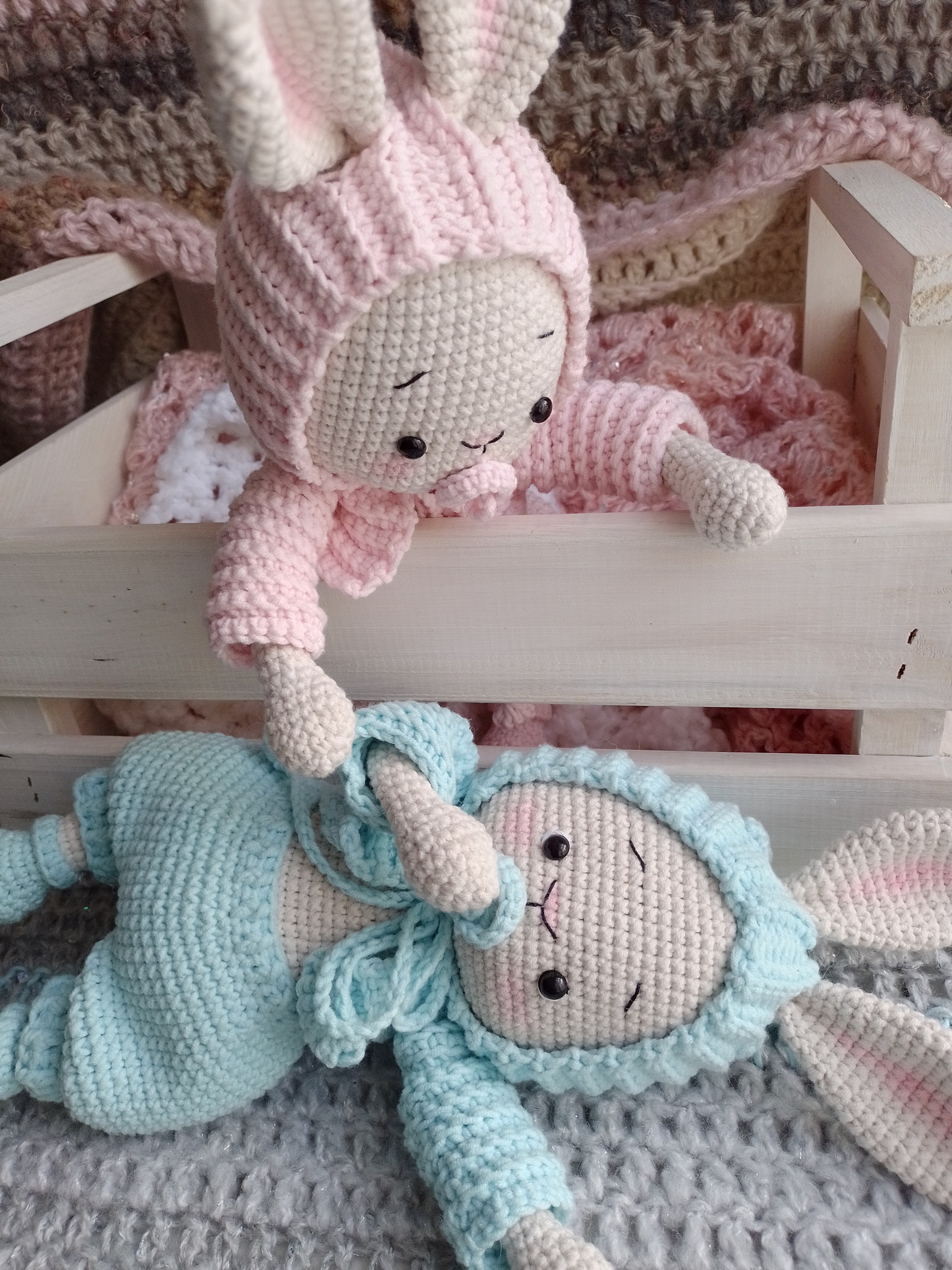 CROCHET PATTERN Twin Bunnies Amigurumi Baby Bunnies PDF Etsy Canada
