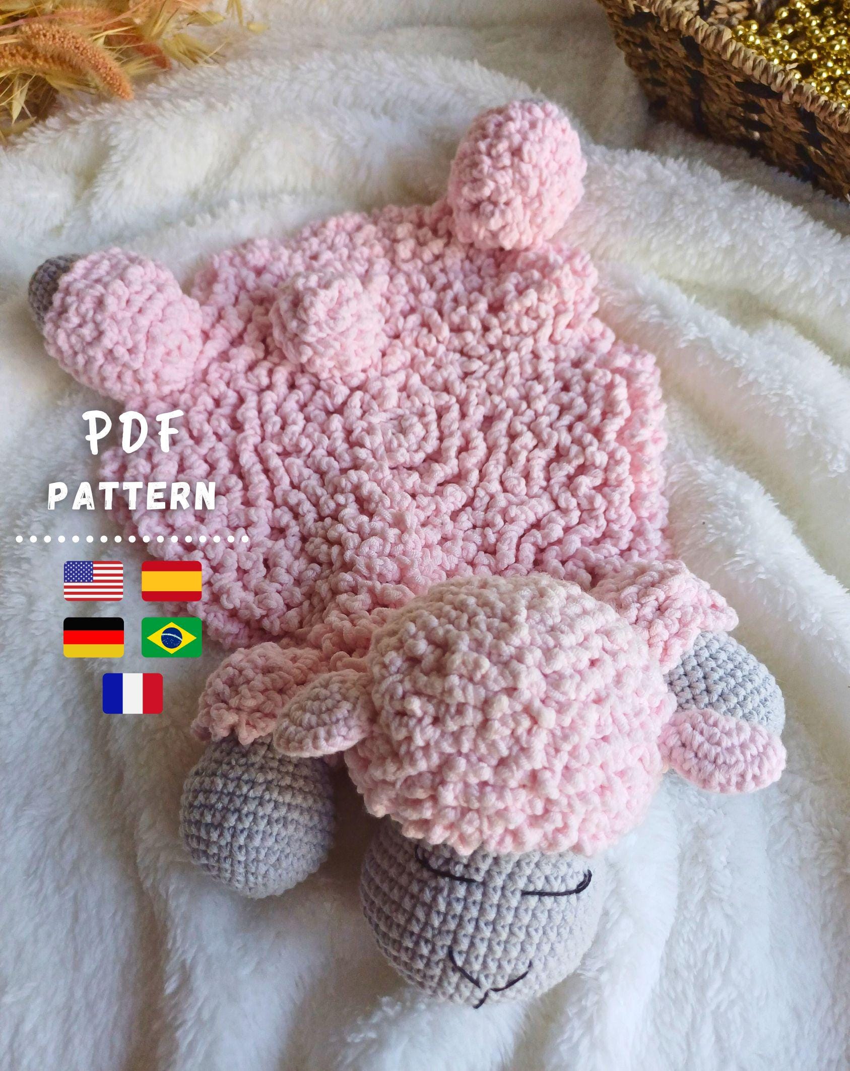 38 Crochet Patterns for Gifts, Decor, Accessories, and Amigurumi 38 Lovey Sheep Pattern