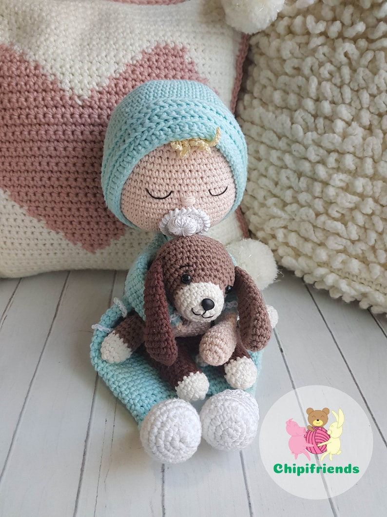 CROCHET PATTERN Baby Twins Security Blanket 2 Patterns Pack Etsy