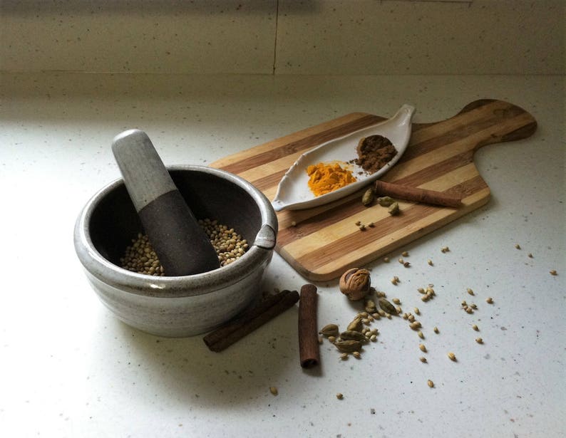 Handmade Mortar and Pestle Mortar and Pestle Set Ceramic Etsy