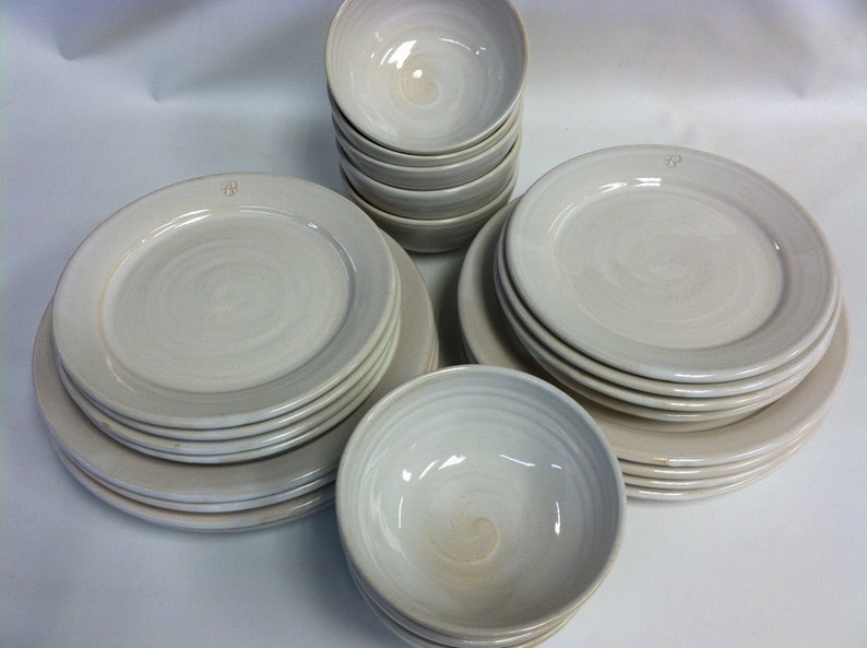 Handmade place setting dinnerware set wedding registry Etsy