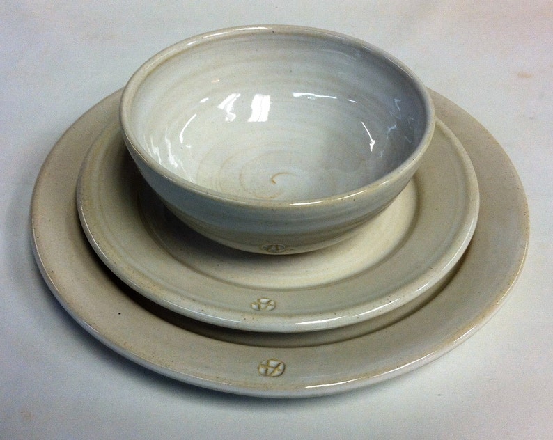 Handmade place setting dinnerware set wedding registry Etsy
