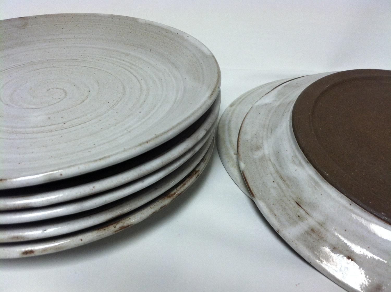 handmade stoneware plates