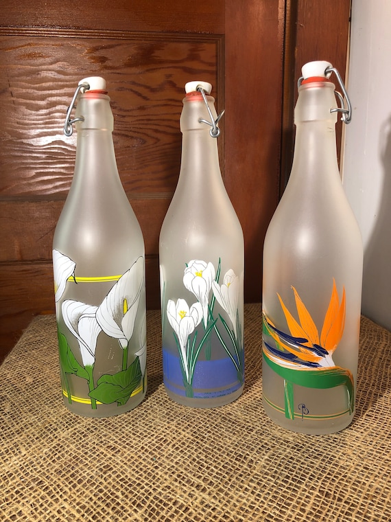 Lot de 3 bouteilles en verre dépoli Provender -  Canada