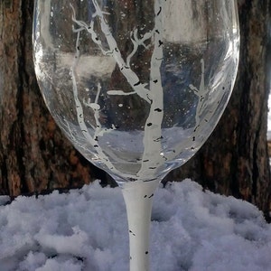 Choose from all 4 Seasons of Aspen from Colorful Colorado, Personalized Wine Glasses image 4