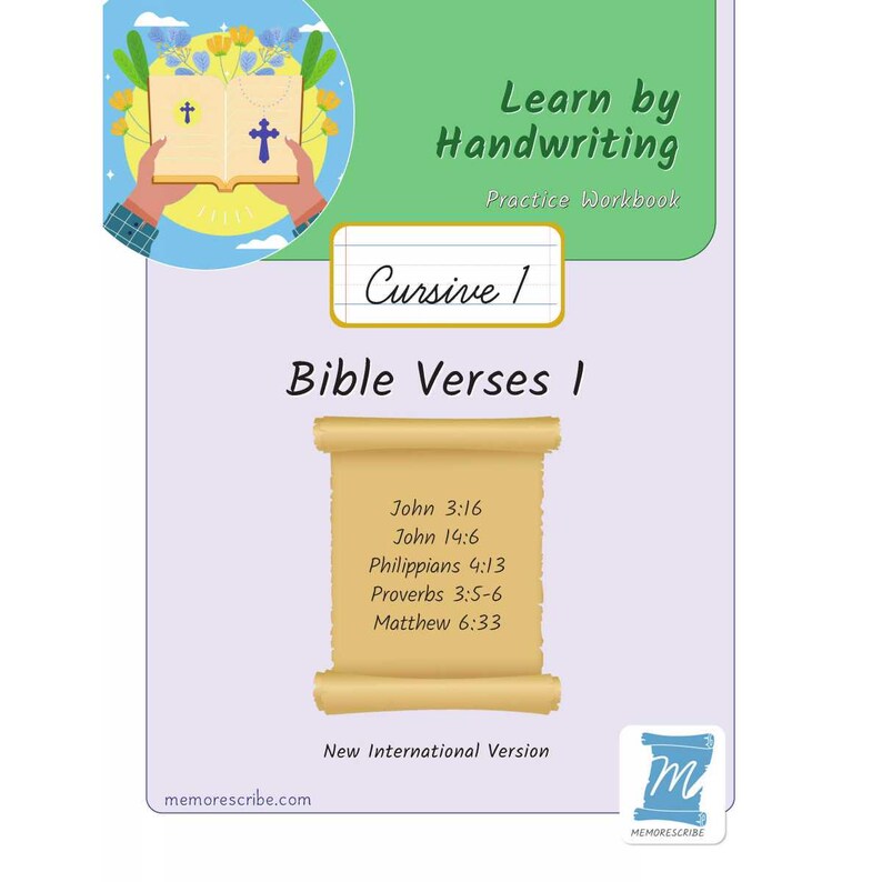 Bible Verses Learn by Handwriting Workbook - Matthew John Philippians ...
