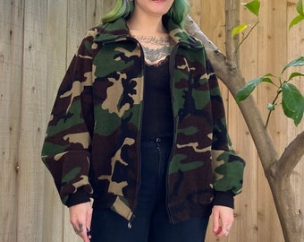 Vintage 1970’s Felt Camo Jacket by Redhead