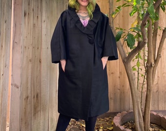 Vintage 1960’s Black Coat by I.Magnin