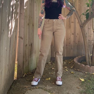 Y2K 2003 Tan Levi’s 501 Jeans