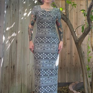 Y2K 2000’s Silver Lace Dress