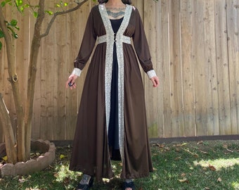 Vintage 1970’s Brown Nylon Nightgown