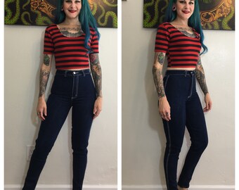 1980s skinny jeans