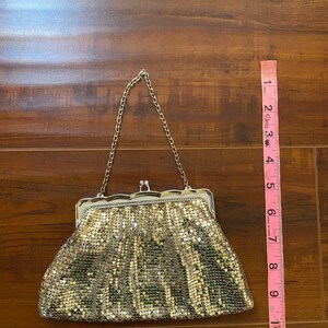 Vintage 1960s Small Whiting and Davis Purse image 9