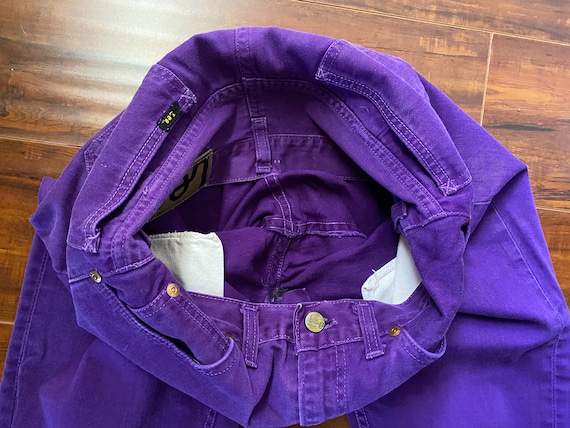 Vintage 1950’s Purple Lee Jeans - image 9