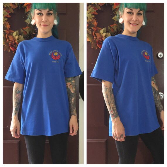 Vintage 1990’s Blue Tee Nippon Sports Center