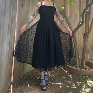 etsy black lace dress Black Lace Dress Long Sleeve