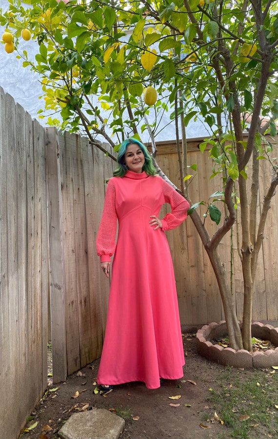 70s cut out maxi dress Gem