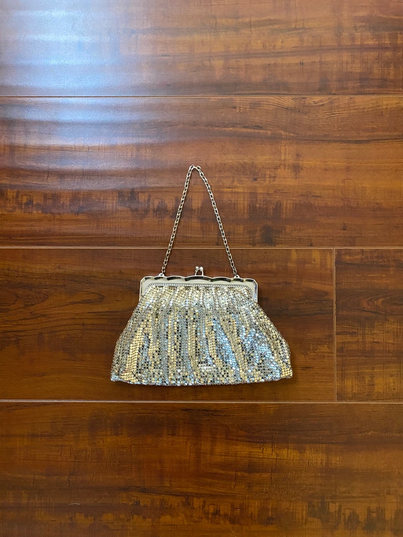 Vintage 1960s Small Whiting and Davis Purse image 1