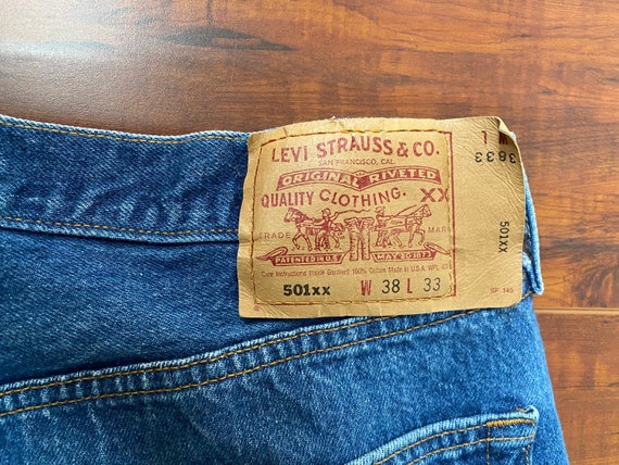 Vintage 1990’s Levis 501xx Jeans - image 6