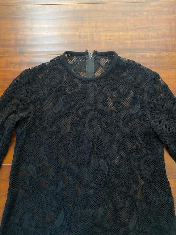 Vintage 90’s black lace micro skirt main image 0