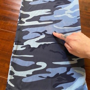 Y2K Blue Camouflage Wide Leg Pants image 8