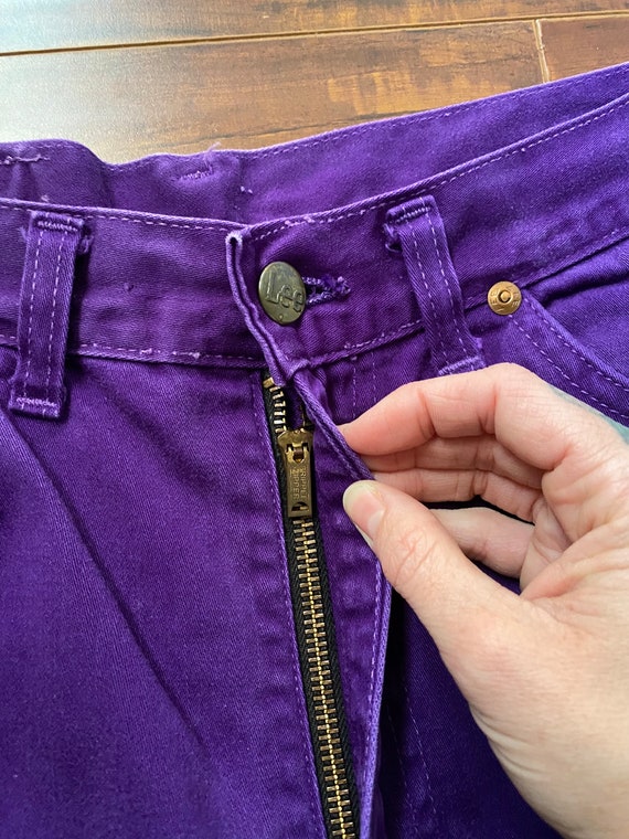 Vintage 1950’s Purple Lee Jeans - image 8