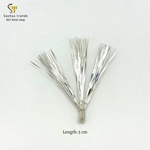 Pure silver durva grass/ garke/ arugampul/ garika- grass for ganesha puja - puja item- pooja articles- pure silver