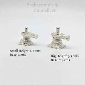 Pure silver statue /Solid Lingam/lingu/shiva idol-silver items for home, return gift for navarathri, wedding &housewarming