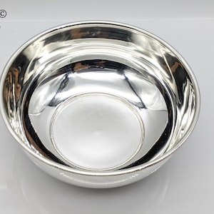 Pure silver plain bowl- babies feeding bowl- gift items for birthday,naming ceremony , return gift for navarathri, wedding & housewarming