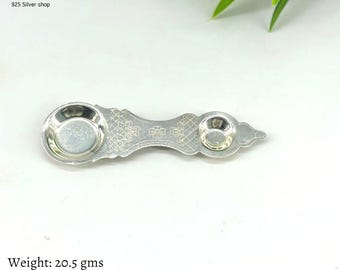 925 Silver Aarti/pure silver aarti/Religious item/Pooja room items/Return gifts/Silver items/Return gift/Housewarming gifts/Hindu pooja item