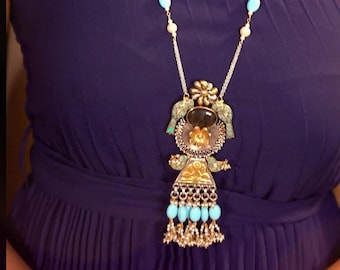 Malini contemporary 925 silver dual-tone Necklace set/925 silver/925 sterling silver/contemporary jewelry/gifts for her/Christmas gifts