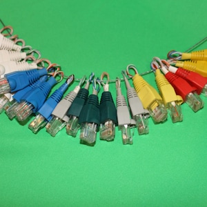 RJ45 Ethernet Loopback Keychain