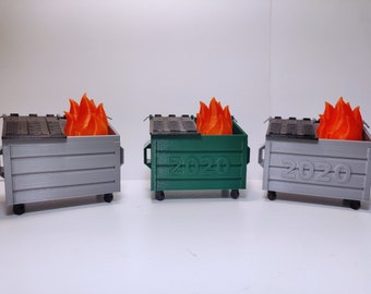 Dumpster Fire - Regular or Lighted Fires