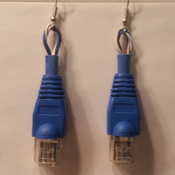 RJ45 Ethernet Loopback Earrings