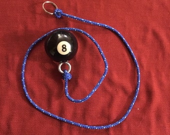 Réplique Watch Dogs 2 Thunder ball : accessoire de boule de billard avec paracorde et anneau de pouce