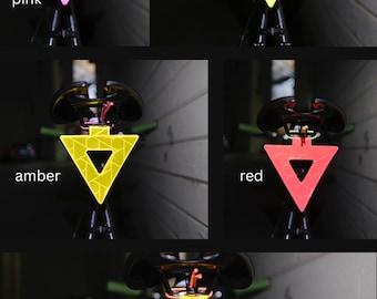 Visto Welded Prismatic Safety Triangles for Night Biking - Standard Size