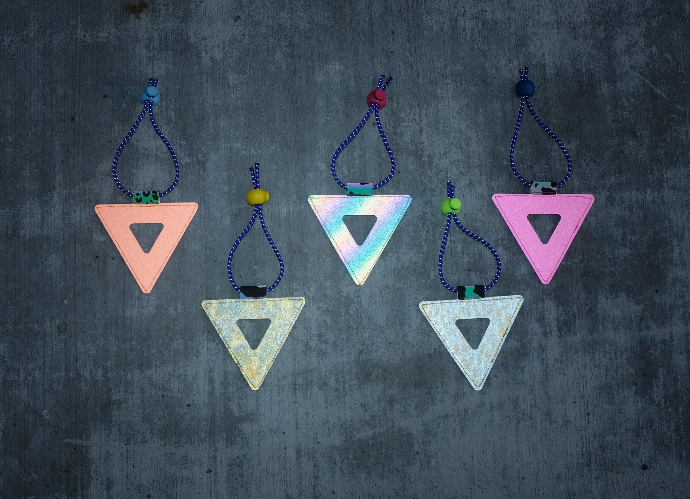 Bike Reflectors Triangle Plate - High Visibility Sa Produktbild-Vorschau 7