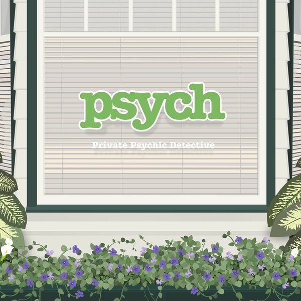 Psych Window (8x10, 11x17, 13x19) TV Poster