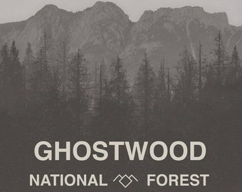 Ghostwood National Forest Twin Peaks Poster portal lodge (8x10, 11x17, or 13x19) TV